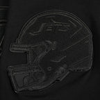 NFL NEW YORK JETS TRIPLE BLACK T-SHIRT EN JERSEY SIMPLE POUR HOMME (NOIR)
