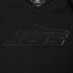 NFL NEW YORK JETS TRIPLE BLACK T-SHIRT EN JERSEY SIMPLE POUR HOMME (NOIR)