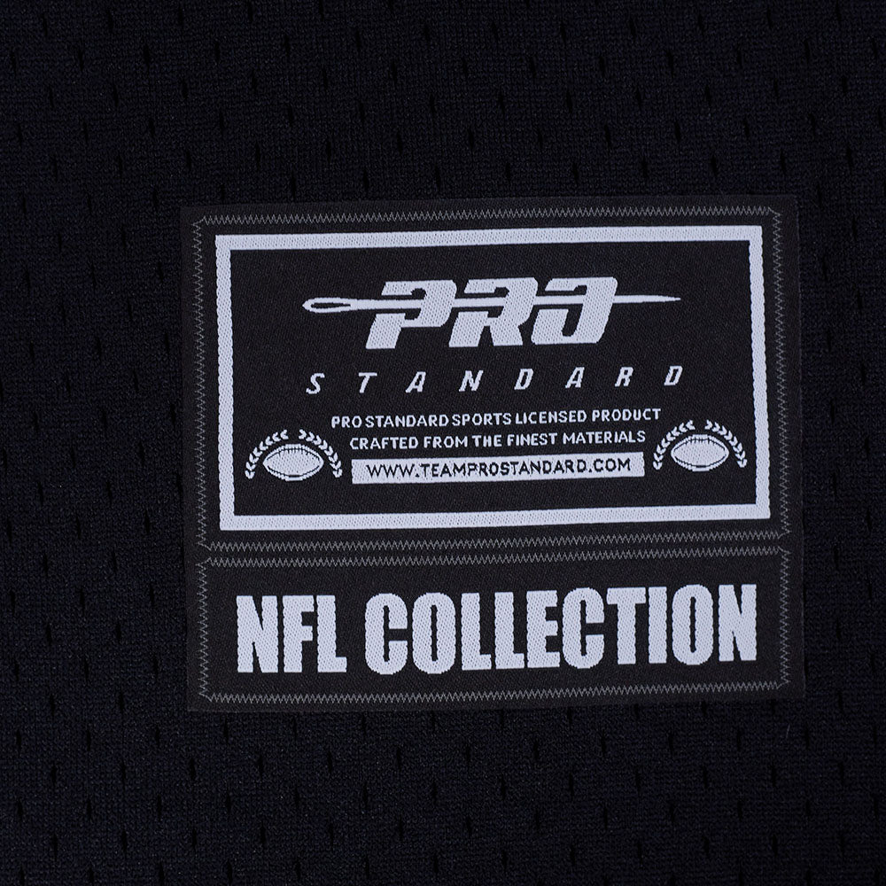NFL NEW YORK JETS CLASSIC MESH MEN'S BUTTON DOWN SHIRT (BLACK)