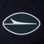 NFL NEW YORK JETS CLASSIC MESH MEN'S BUTTON DOWN SHIRT (BLACK)