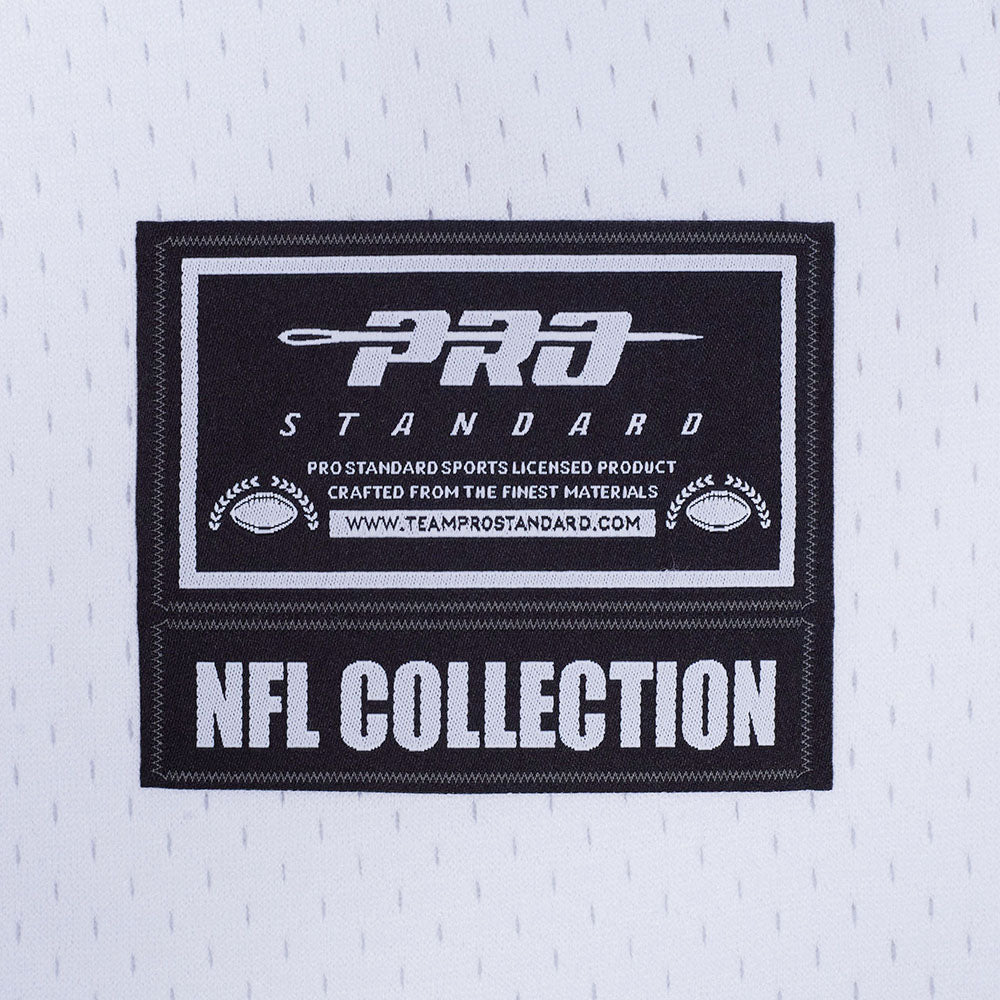 NFL NEW YORK JETS CLASSIC MESH CHEMISE BOUTONNÉE POUR HOMME (BLANC/NOIR/BLANC)