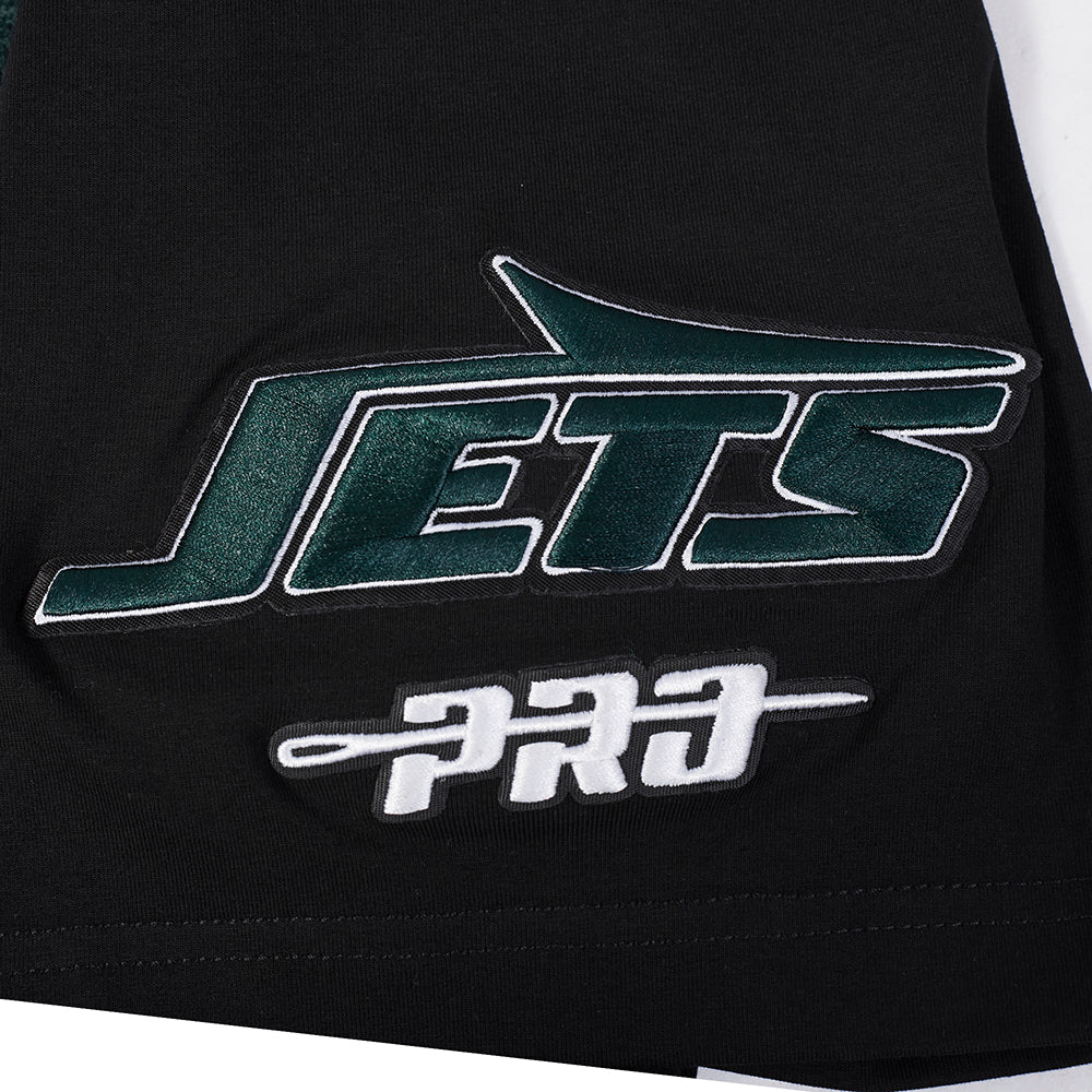 NFL NEW YORK JETS MASH UP MEN'S SJ TEE (BLACK)