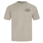 NFL NEW YORK JETS NEUTRAL MEN'S CJ DROP SHOULDER TEE (TAUPE)