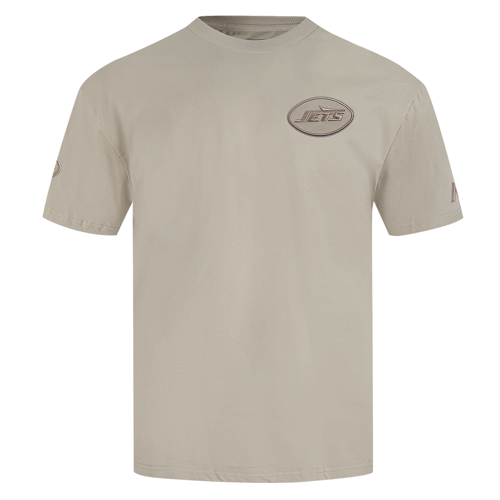 NFL NEW YORK JETS NEUTRAL MEN'S CJ DROP SHOULDER TEE (TAUPE)