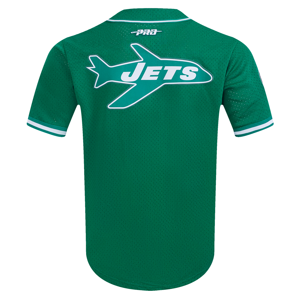NFL NEW YORK JETS JOE NAMATH #12 MESH CHEMISE BOUTONNÉE POUR HOMME (VERT KELLY)