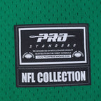 NFL NEW YORK JETS JOE NAMATH #12 MESH CHEMISE BOUTONNÉE POUR HOMME (VERT KELLY)