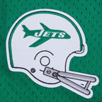 NFL NEW YORK JETS JOE NAMATH #12 MESH CHEMISE BOUTONNÉE POUR HOMME (VERT KELLY)