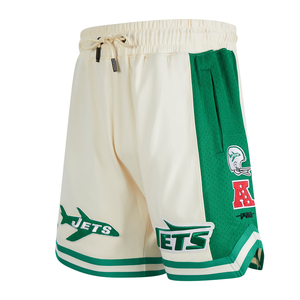 NFL NEW YORK JETS RETRO CLASSIC SHORT 2.0 POUR HOMME (COQUILLE D'ŒUF/VERT KELLY)