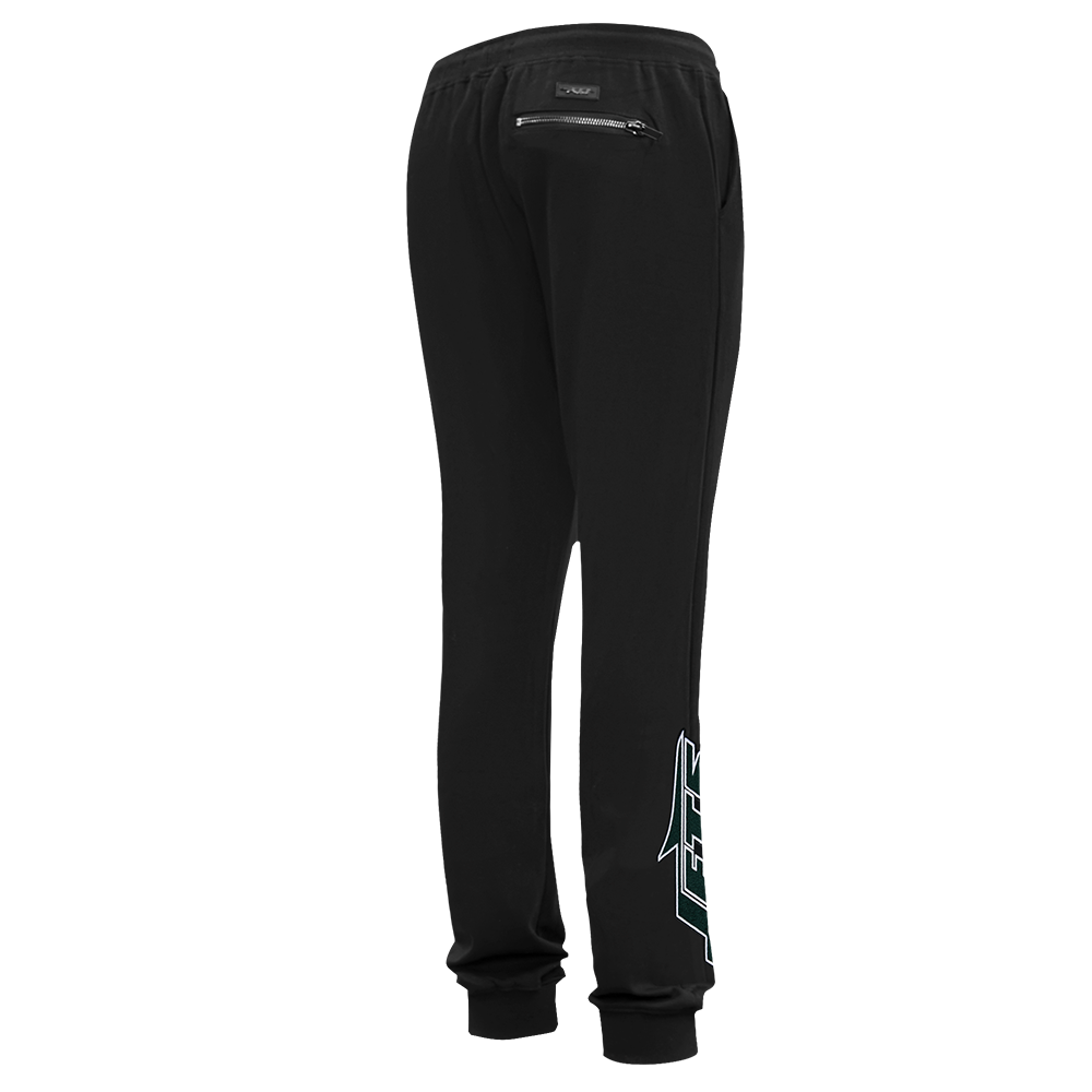 NFL NEW YORK JETS CLASSIC CHENILLE MEN'S DK JOGGER (BLACK)