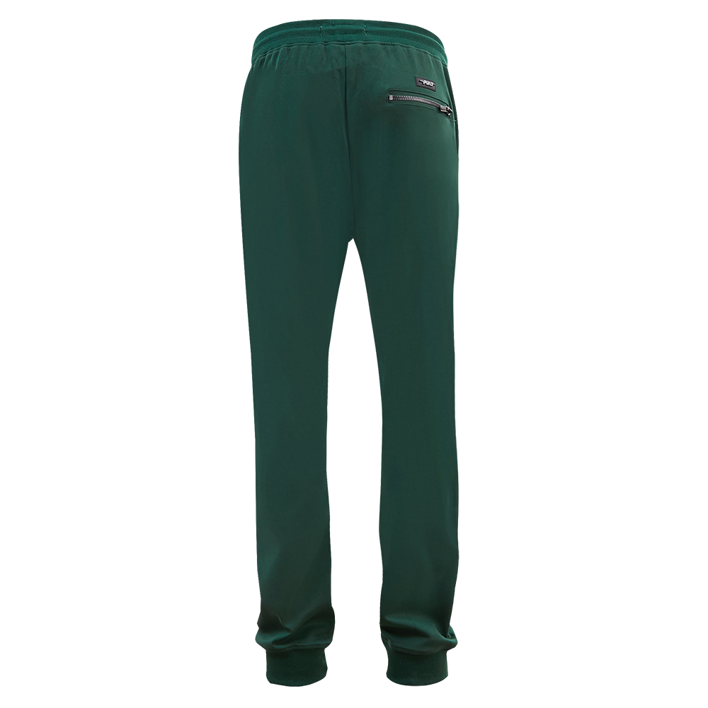 NFL NEW YORK JETS CLASSIC CHENILLE PANTALON JOGGER EN MAILLE DOUBLE POUR HOMME (VERT FORÊT)