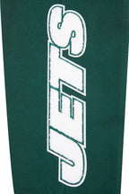 NFL NEW YORK JETS CLASSIC CHENILLE PANTALON JOGGER EN MAILLE DOUBLE POUR HOMME (VERT FORÊT)