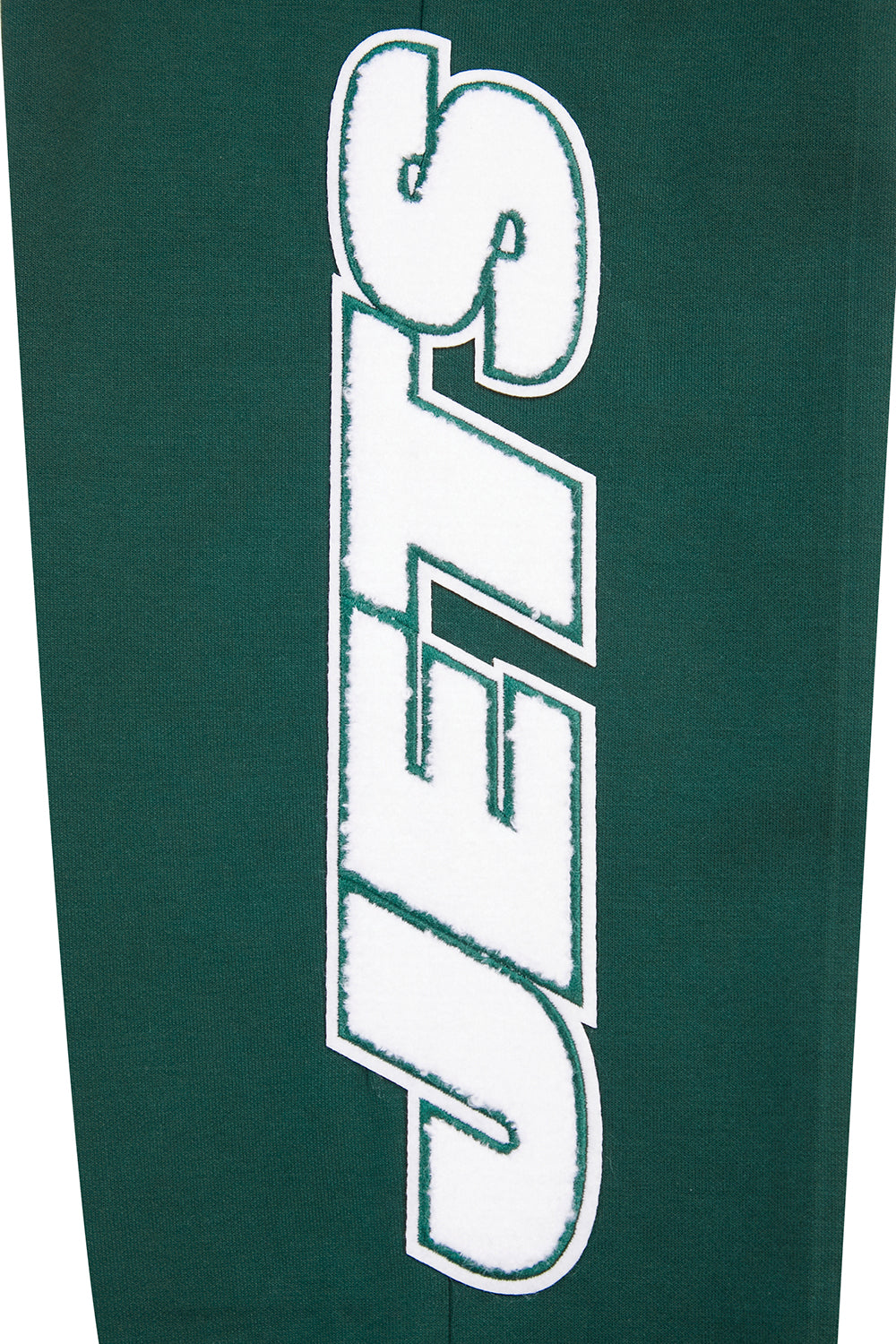 NFL NEW YORK JETS CLASSIC CHENILLE PANTALON JOGGER EN MAILLE DOUBLE POUR HOMME (VERT FORÊT)