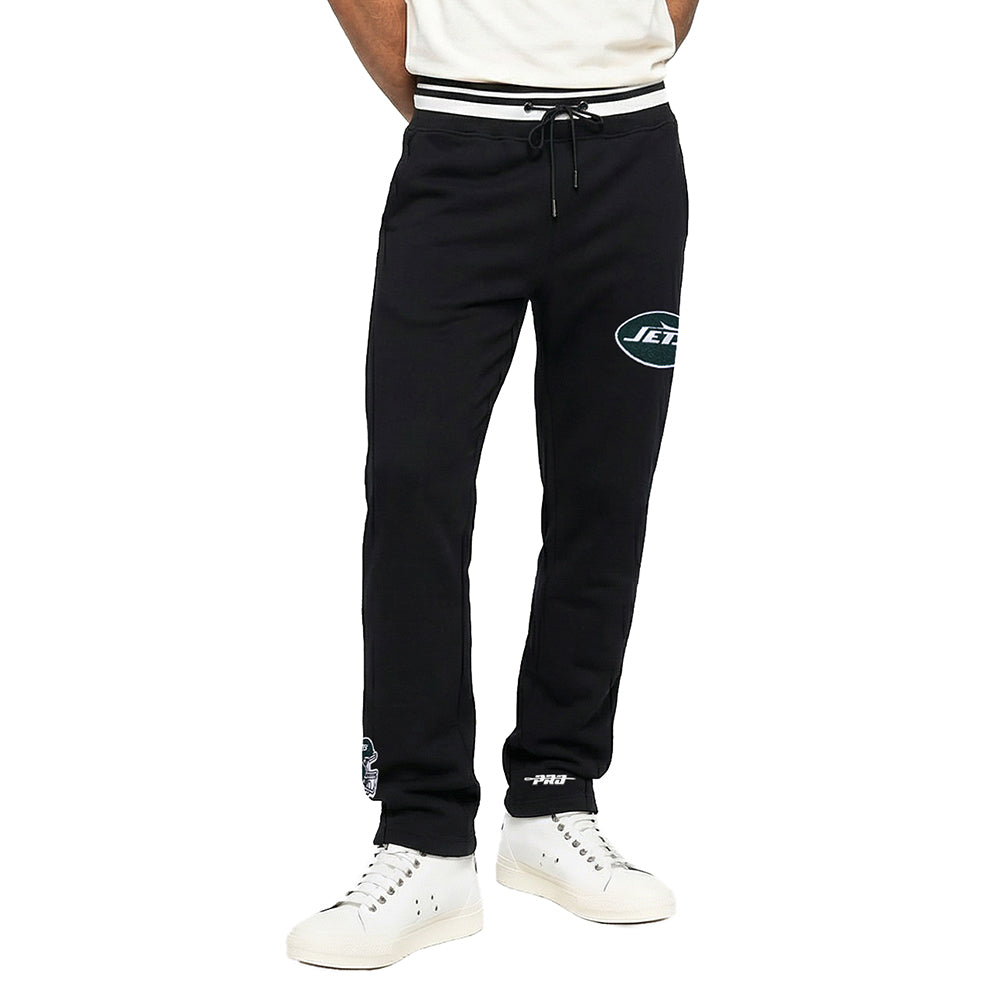NFL NEW YORK JETS MASH UP PANTALON OUATÉ EN MOLLETON CÔTELÉ POUR HOMME (NOIR)