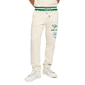 NFL NEW YORK JETS RETRO CLASSIC PANTALON OUATÉ EN MOLLETON POUR HOMME (COQUILLE D'ŒUF/VERT KELLY)