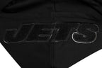 NFL NEW  YORK JETS TRIPLE BLACK MEN'S DK FZ HOODIE (TRIPLE BLACK)