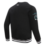 NFL NEW YORK JETS MASH UP MEN'S RIB FLC CREWNECK (BLACK)