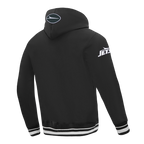 NFL NEW YORK JETS SCRIPT TAIL MEN'S RIB FLC PO HOODIE (BLACK)
