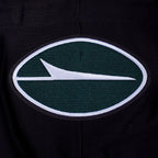 NFL NEW YORK JETS SCRIPT TAIL MEN'S RIB FLC PO HOODIE (BLACK)
