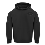 NFL NEW YORK JETS NEUTRAL CHANDAIL À CAPUCHON À ÉPAULES TOMBANTES POUR HOMME (NOIR)