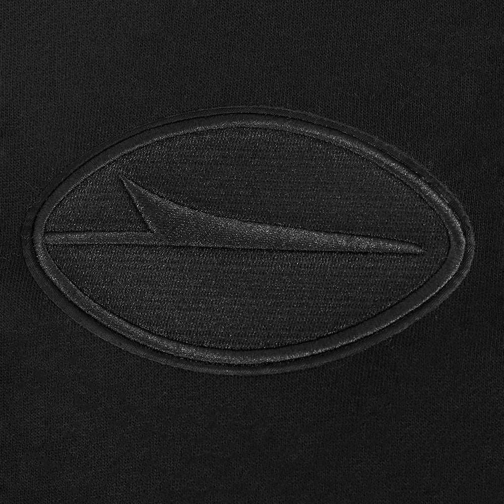 NFL NEW YORK JETS NEUTRAL CHANDAIL À CAPUCHON À ÉPAULES TOMBANTES POUR HOMME (NOIR)