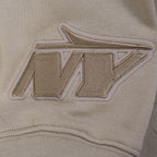 NFL NEW YORK JETS WINGSPAN CHANDAIL À CAPUCHON EN MOLLETON À ÉPAULES TOMBANTES POUR HOMME (TAUPE)