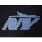 NFL NEW YORK JETS VARSITY BLUES CHANDAIL À CAPUCHON EN MOLLETON POUR HOMME (NOIR)