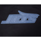 NFL NEW YORK JETS VARSITY BLUES CHANDAIL À CAPUCHON EN MOLLETON POUR HOMME (NOIR)