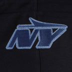 NFL NEW YORK JETS VARSITY BLUES CHANDAIL À CAPUCHON EN MOLLETON POUR HOMME (NOIR)