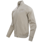 NFL NEW YORK JETS NEUTRAL BLOUSON EN SERGÉ POUR HOMME POUR HOMME (TAUPE)