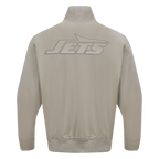 NFL NEW YORK JETS NEUTRAL BLOUSON EN SERGÉ POUR HOMME POUR HOMME (TAUPE)