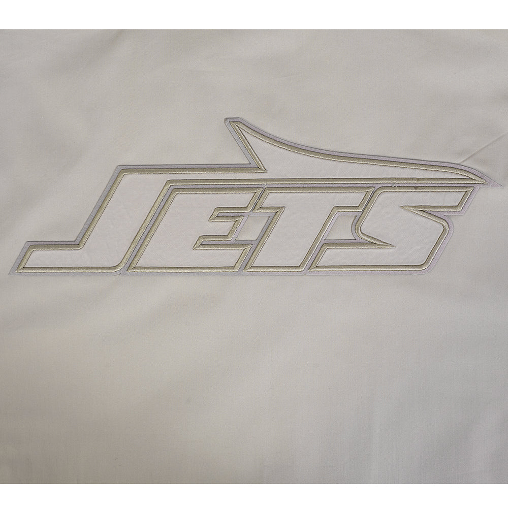 NFL NEW YORK JETS NEUTRAL BLOUSON EN SERGÉ POUR HOMME POUR HOMME (TAUPE)