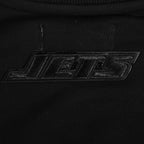 NFL NEW YORK JETS TRIPLE BLACK CHANDAIL À COL ROND EN MOLLETON POUR FEMME (NOIR)