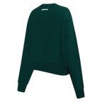 NFL NEW YORK JETS CLASSIC WOMEN'S FLC CREWNECK (FOREST GREEN)