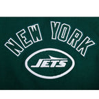 NFL NEW YORK JETS CLASSIC WOMEN'S FLC CREWNECK (FOREST GREEN)