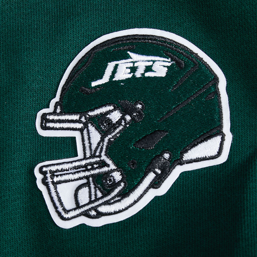 NFL NEW YORK JETS CLASSIC WOMEN'S FLC CREWNECK (FOREST GREEN)