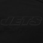 NFL NEW YORK JETS NEUTRAL WOMEN'S CROPPED PULLOVER HOODIE (BLACK)