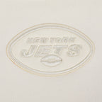 NFL NEW YORK JETS NEUTRAL WOMEN'S CROPPED PULLOVER HOODIE (EGGSHELL)