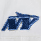 NFL NEW YORK JETS VARSITY BLUES WOMEN'S FLC CREWNECK (LINEN)