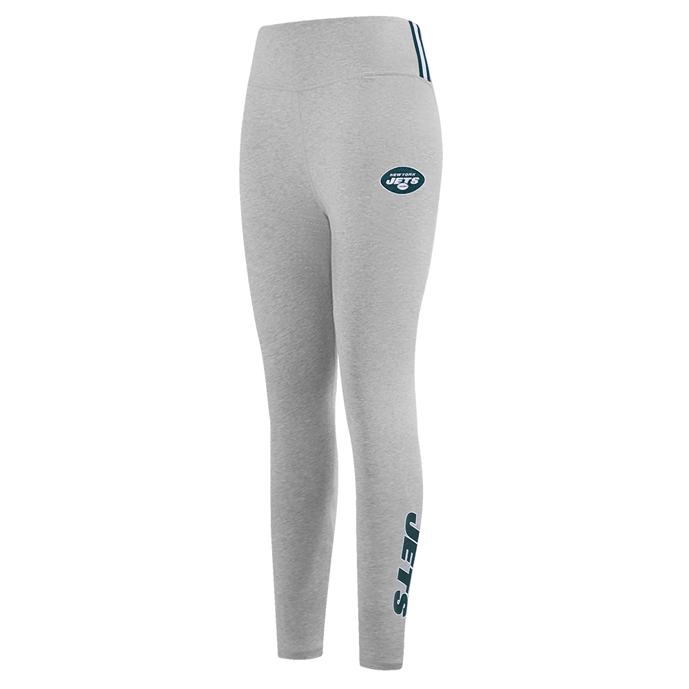 NFL NEW YORK JETS CLASSIC WOMEN'S JERSEY LEGGING (HEATHER GREY)