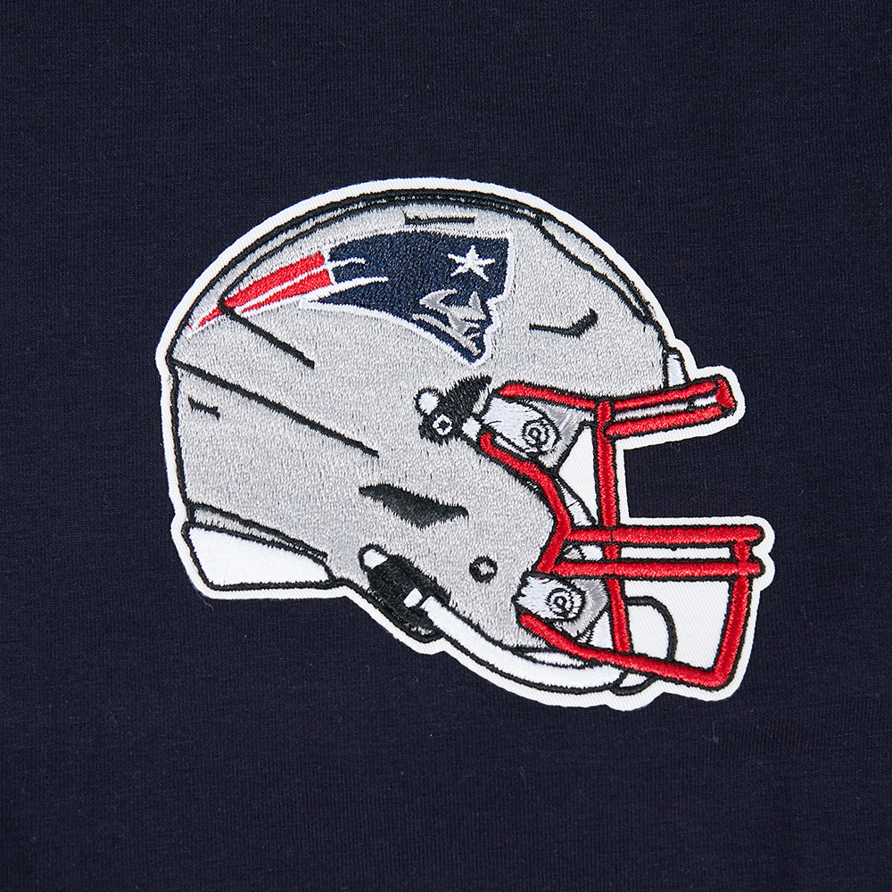 NFL NEW ENGLAND PATRIOTS CLASSIC MESH MEN'S SJ STRIPED TEE (MIDNIGHT NAVY)