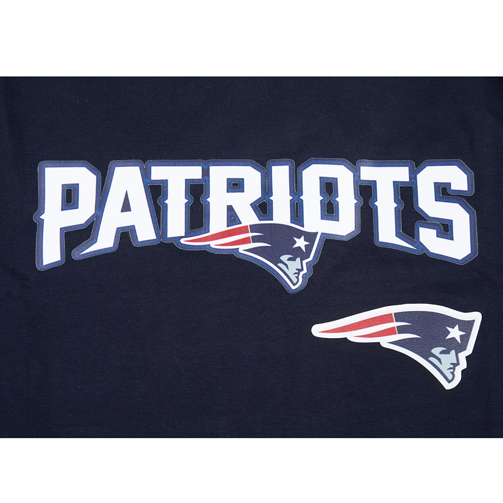 NFL NEW ENGLAND PATRIOTS CLASSIC MESH MEN'S SJ STRIPED TEE (MIDNIGHT NAVY)