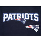 NFL NEW ENGLAND PATRIOTS CLASSIC MESH MEN'S SJ STRIPED TEE (MIDNIGHT NAVY)