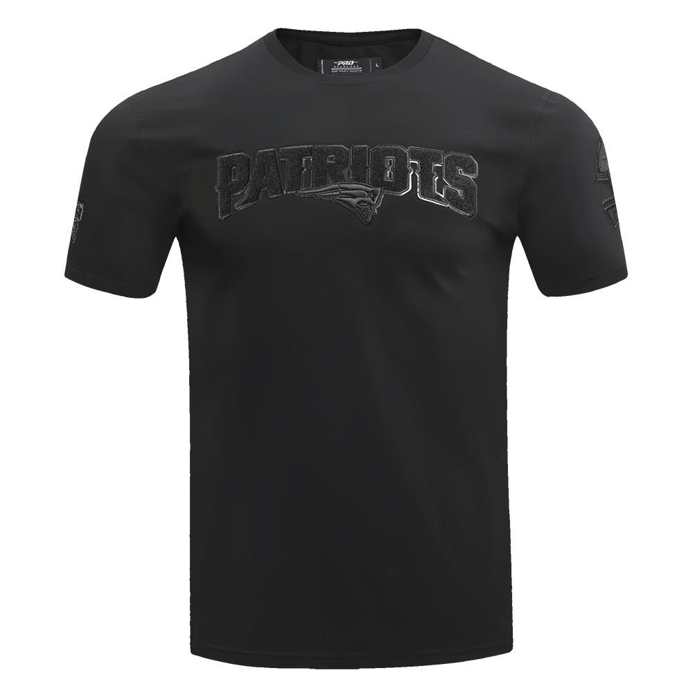 NFL NEW ENGLAND PATRIOTS TRIPLE BLACK T-SHIRT POUR HOMME (TRIPLE NOIR)
