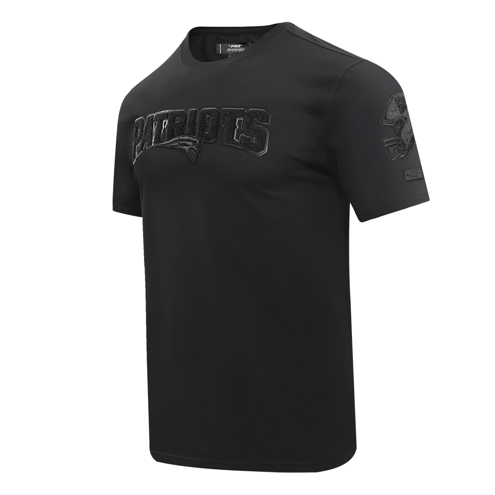 NFL NEW ENGLAND PATRIOTS TRIPLE BLACK T-SHIRT POUR HOMME (TRIPLE NOIR)