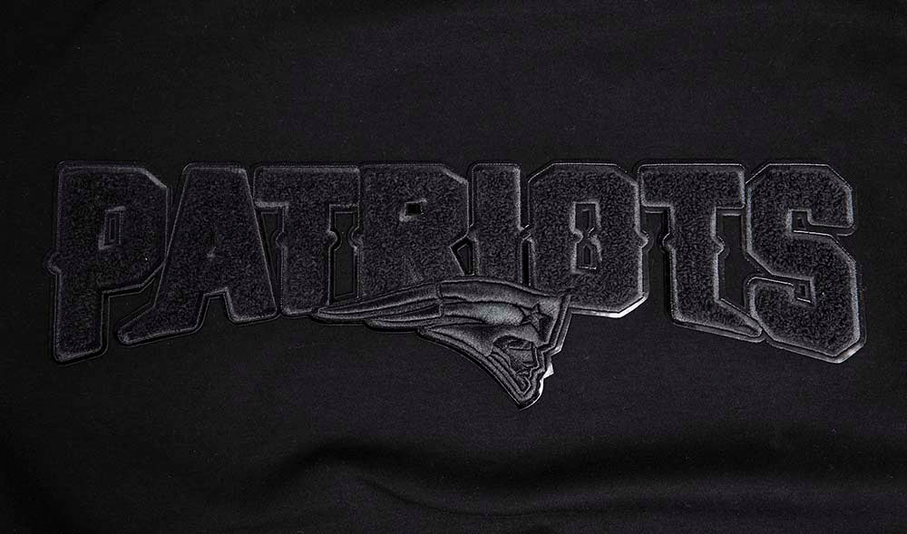NFL NEW ENGLAND PATRIOTS TRIPLE BLACK T-SHIRT POUR HOMME (TRIPLE NOIR)