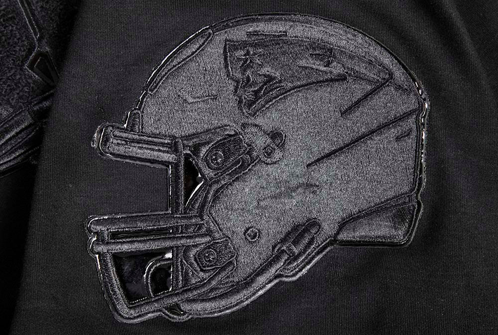 NFL NEW ENGLAND PATRIOTS TRIPLE BLACK T-SHIRT POUR HOMME (TRIPLE NOIR)