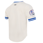 NFL NEW ENGLAND PATRIOTS RETRO CLASSIC T-SHIRT POUR HOMME (COQUILLE D'ŒUF/BLEU ROYAL)