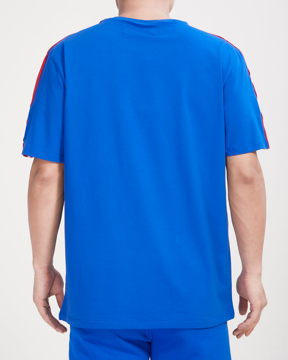 NFL NEW ENGLAND PATRIOTS RETRO CLASSIC MEN'S STRIPED TEE (ROYAL BLUE/RED)