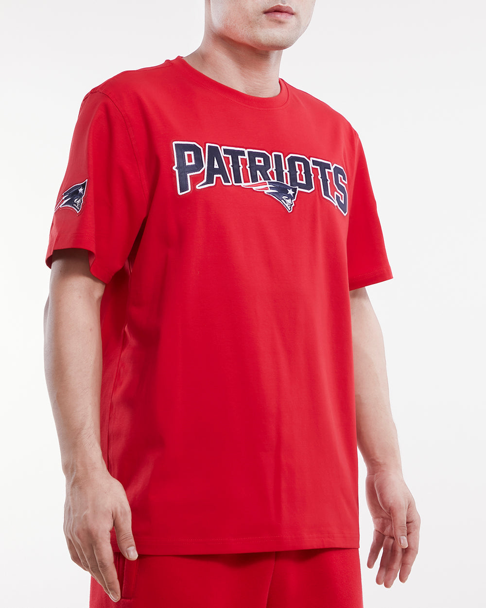 NFL NEW ENGLAND PATRIOTS TACKLE TWILL MEN'S TEE (RED)