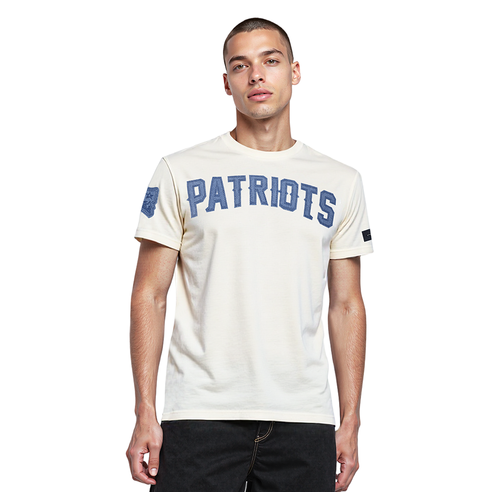 NFL NEW ENGLAND PATRIOTS VARSITY BLUES MEN'S SJ TEE (LINEN)